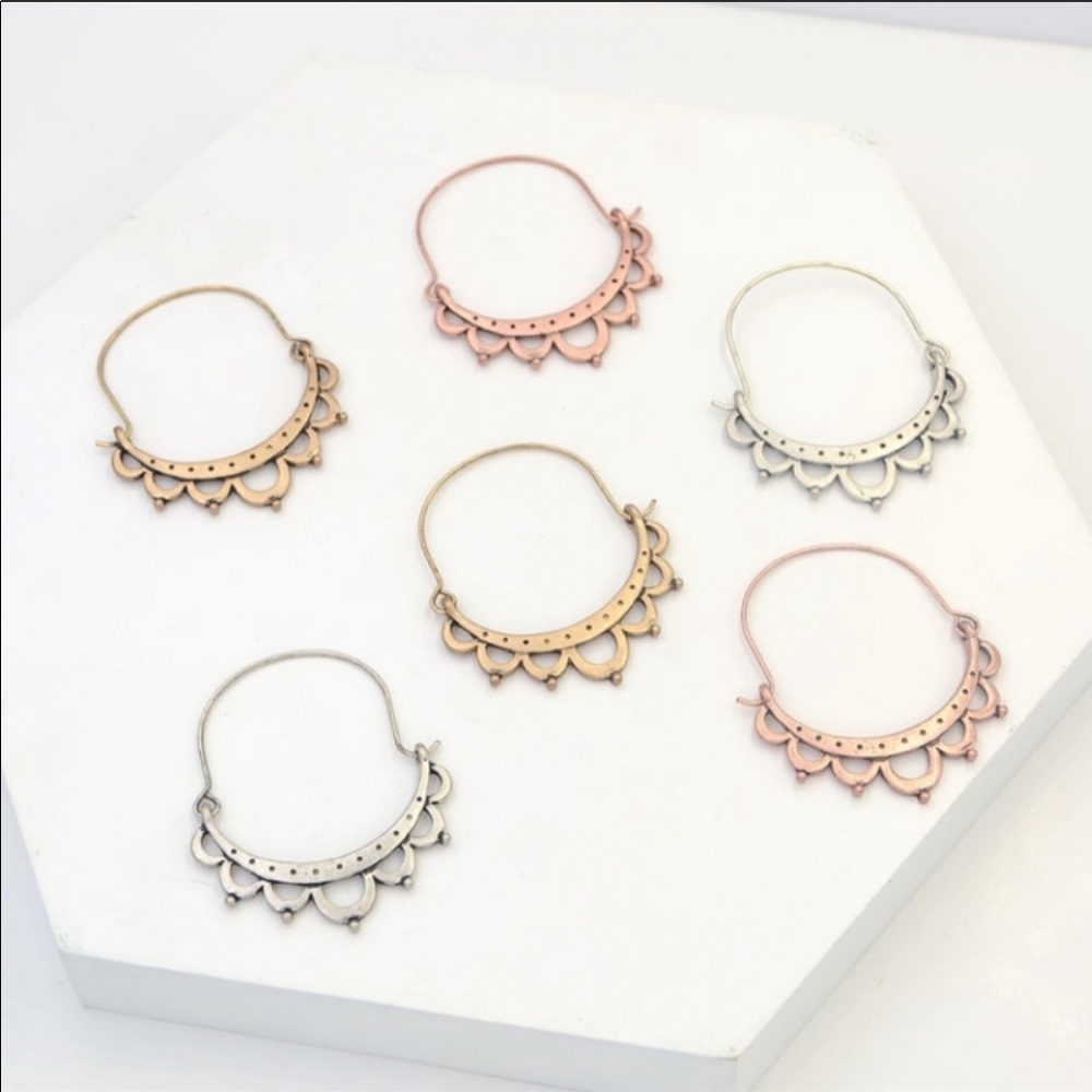 Boho Hoop Earrings
